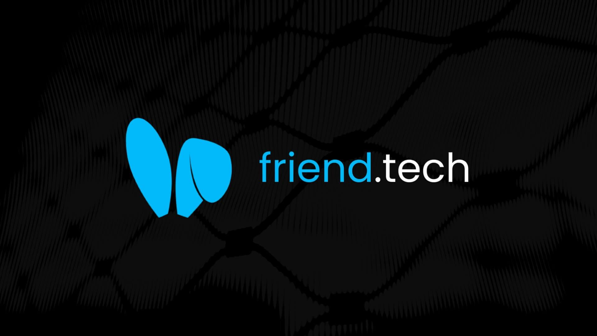 Friend.tech logo amidst the collapse of the project, showing the uncertainty of some Web3 projects and Web3 infrastructure.