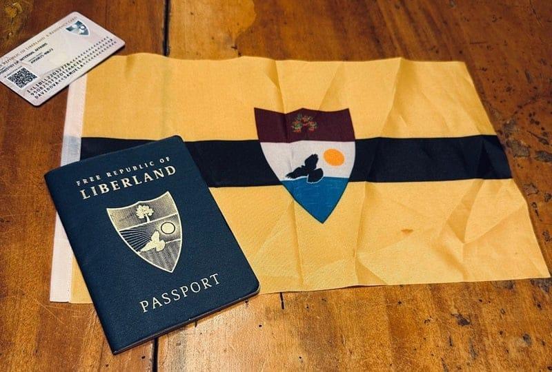 Liberland's flag representing a decentralized model of governance and the vision behind web3 projects in the nation's future.